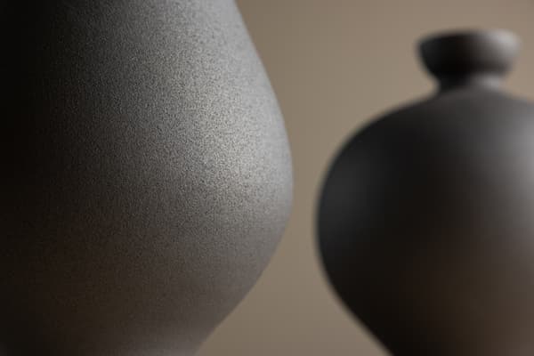Vase Rellis 10x24x14 cm Sort