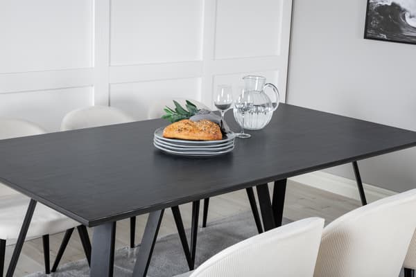Spisebord og stol sæt Marina Beige Sort
