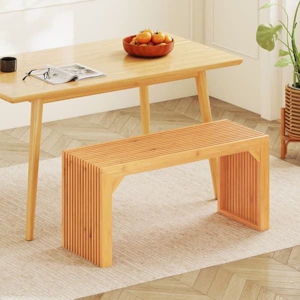 Penkki, 90x33x43 cm, Luonnonvärinen, Bambua
