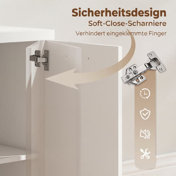 Skrivbord 140x48x75 cm Vit MDF