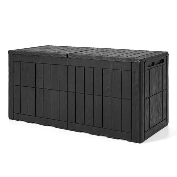 Udendørs Deck Box 132x61x63,5 cm mørkebrun