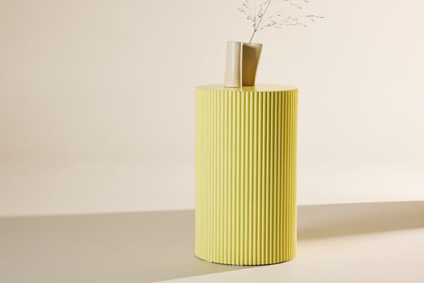 Sidebord, Lenox, Lysegul, MDF