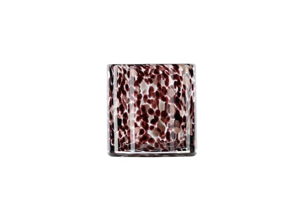 Lanterne Glora 12x12 cm Sort, glas