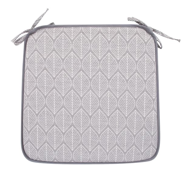 Stolsdyna 39x39x2,5 cm Grå Tyg