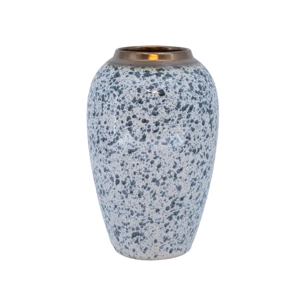 Vas TITAN STONE 17x27 cm Vit