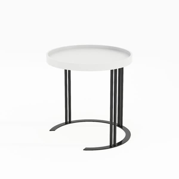 Sidebord KEIRA 50x50 cm hvid