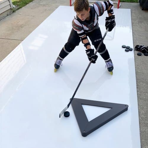Hockey Passer Trekant 643x564x44 mm sort