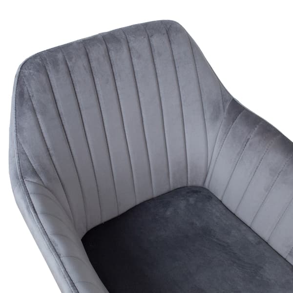 Stol Evelin 60x57x82 cm Grå Velour