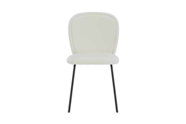 Spisebordsstol Carl 46x50 cm Sort Velour