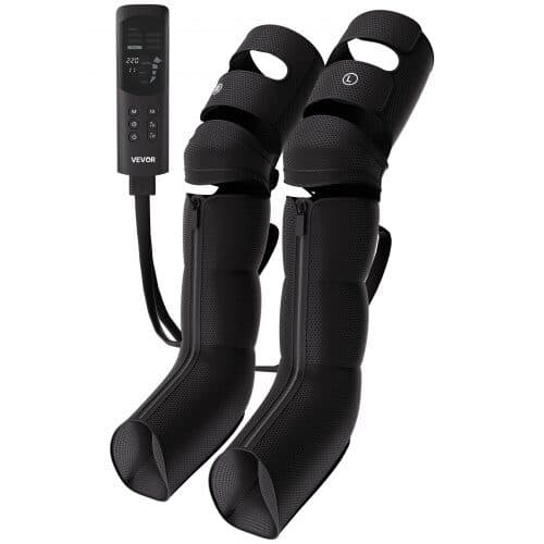 Bencompressionsmassageapparat, 6 lägen, 3 värmeinställningar