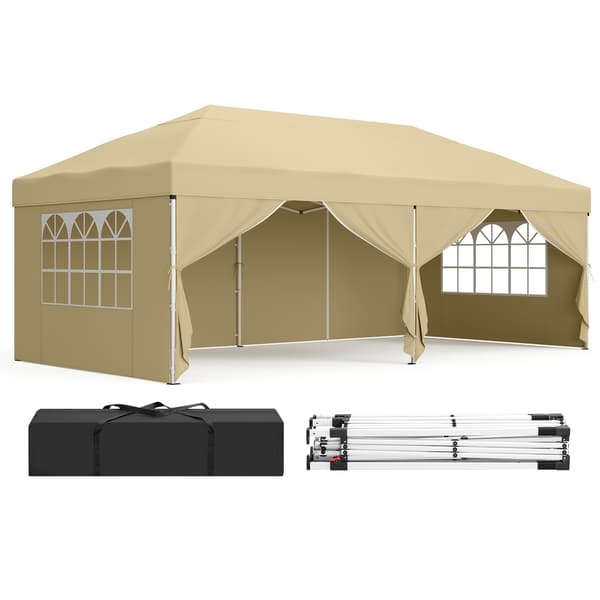 Paviljong 6x3x2,6 m Beige