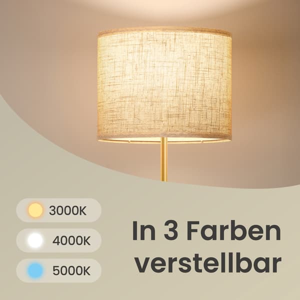 Gulvlampe 30x30x140-170 cm Guld