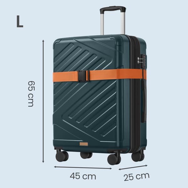 Koffert 65x45x25 cm Turkis