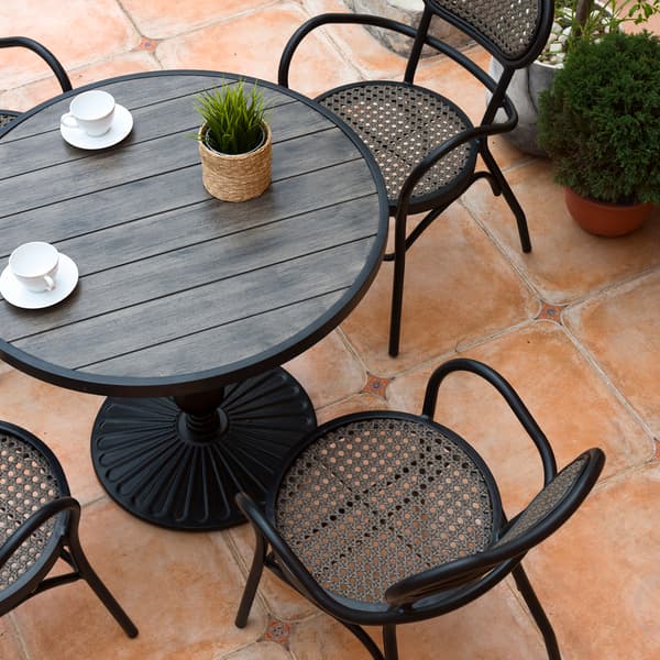 Stol BOLGHERI 56x62x83 cm sort