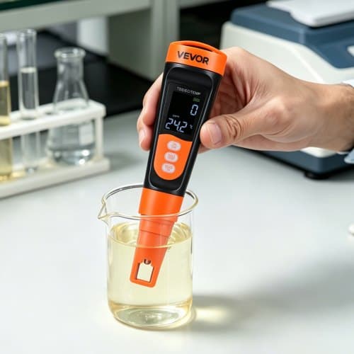 TDS-meter A6 0-9990 ppm 40x40x183,5 mm orange/sort
