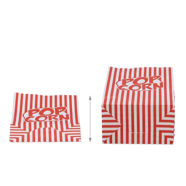 Popcornposer 100 stk retro print, Kodustaar