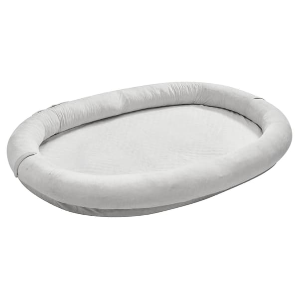Menneskeseng til hund, 178x120x24 cm, Grå, Memory Foam