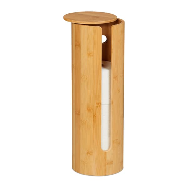 Toiletrulleholder, 42x14,5 cm, Brun, Bambus, Kodustaar