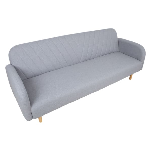 Sofa Seng KARIN 208x80x80 cm gråt stof