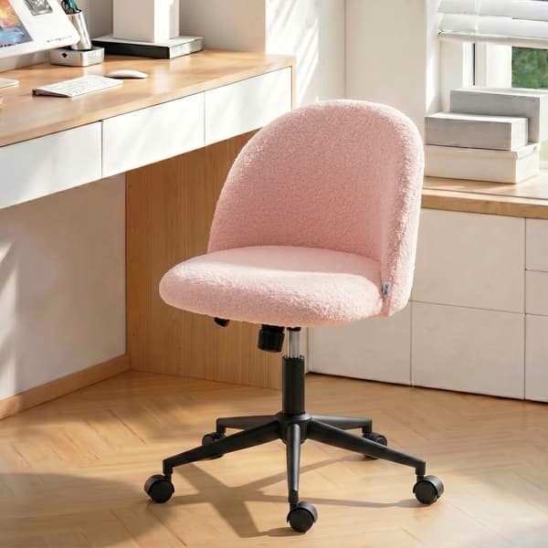 Drejestol til kontor 52x59x75,5-84,5 cm pink