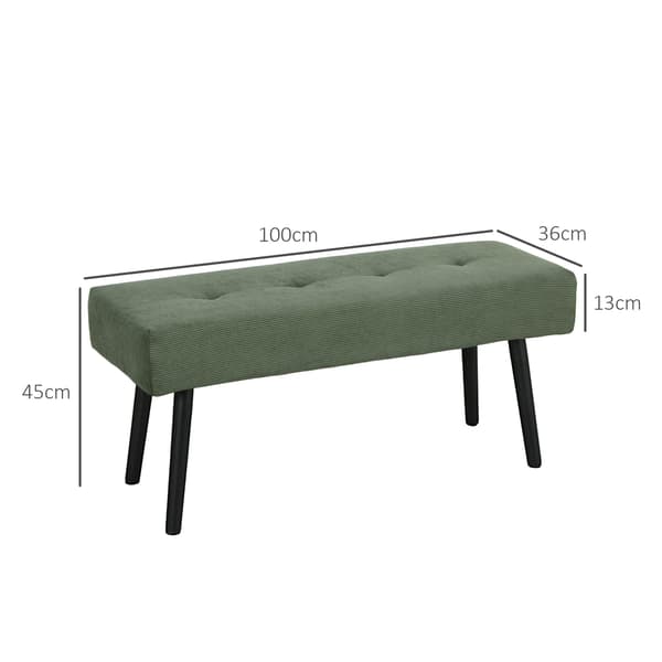 Bænk, 100 x 36 x 45 cm, Grøn