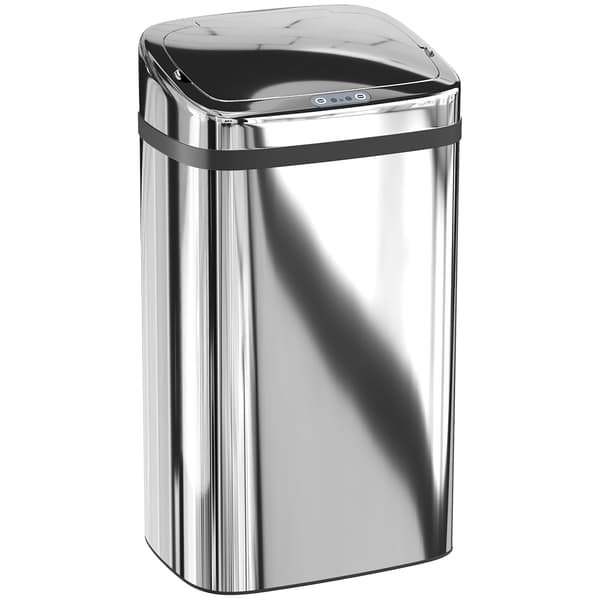 Sensor-soptunna 30 L 33x25x57,5 cm silver