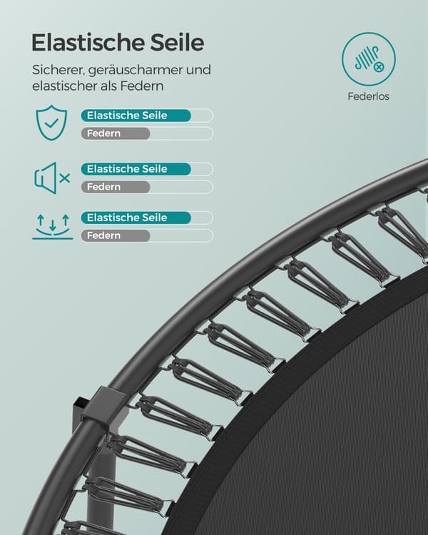 Utomhustrampolin, 305x256 cm, grön