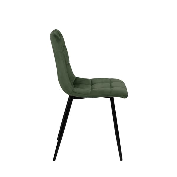 Stol CHILLI 46x55x89 cm grön sammet