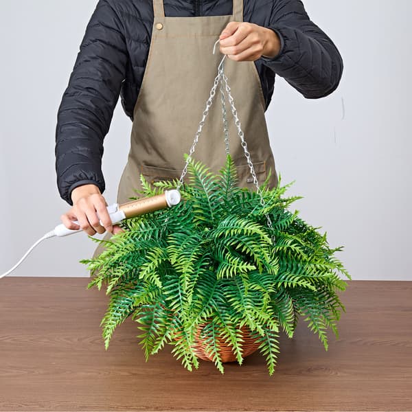 Konstgjorda ormbunkar 2 stycken 54x54x43 cm Grön plast