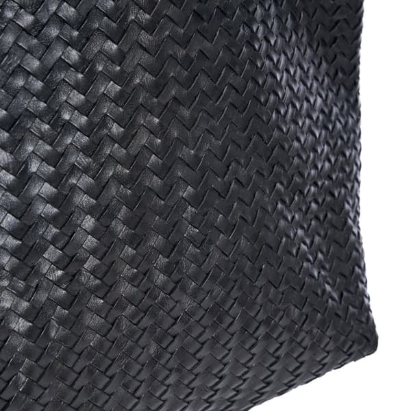 Shopper taske, 13x48x63 cm, Sort, Læder