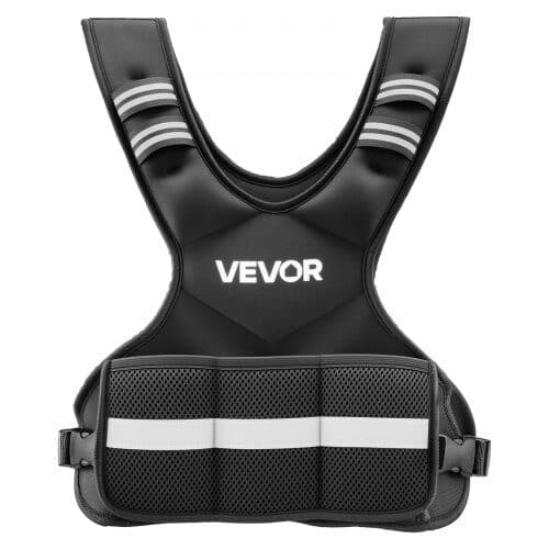 Viktvästset Justerbar 4,7 kg 6 viktpåsar 41x40x7 cm Svart