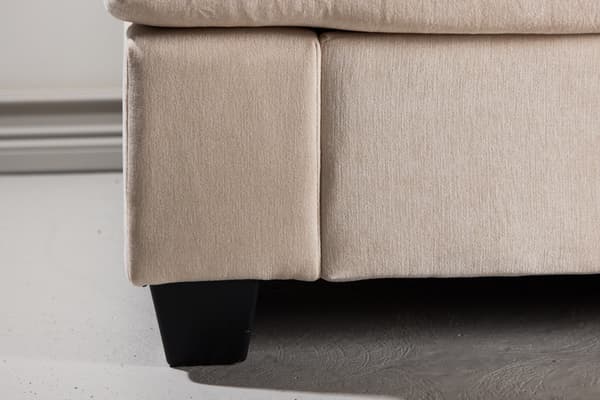 Sofa Sani 3-personers Greige Chenille