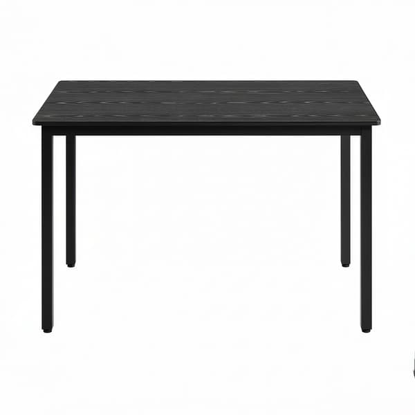 Spisebord, 70x110x77 cm, Brun-Sort
