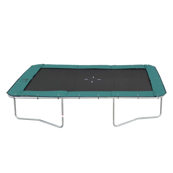 Trampolin 426x274x92 cm Grøn