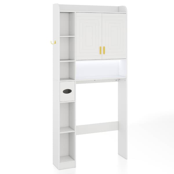 Förvaringsskåp, 80x20x171 cm, Vit, MDF , Star