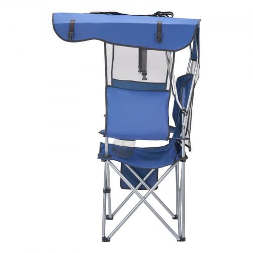 Campingstol 88x89x131 cm Blå Foldbar
