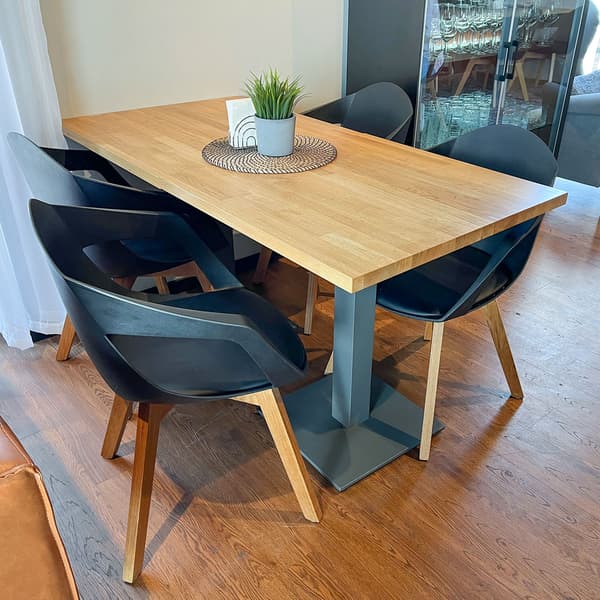 Tuoli STUART 58x57x82 cm Musta