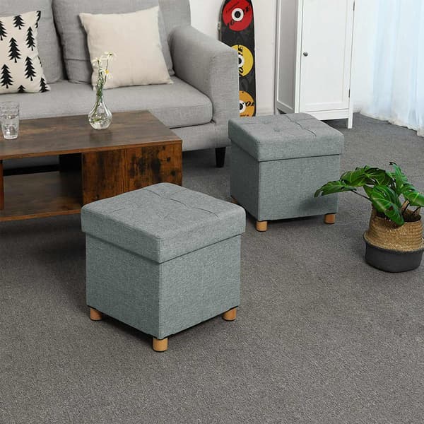 Säilytysrahi, 38x38x40 cm, Harmaa