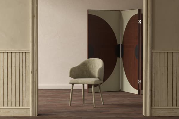 Ruokatuoli Evelin 47x50x50 cm Beige Sametti