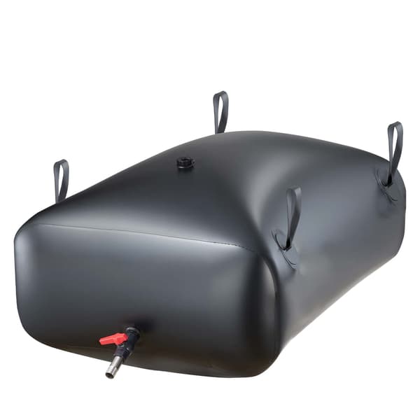 Vandopbevaringsblære 121x81.5x37 cm Sort, PVC, sammenklappelig