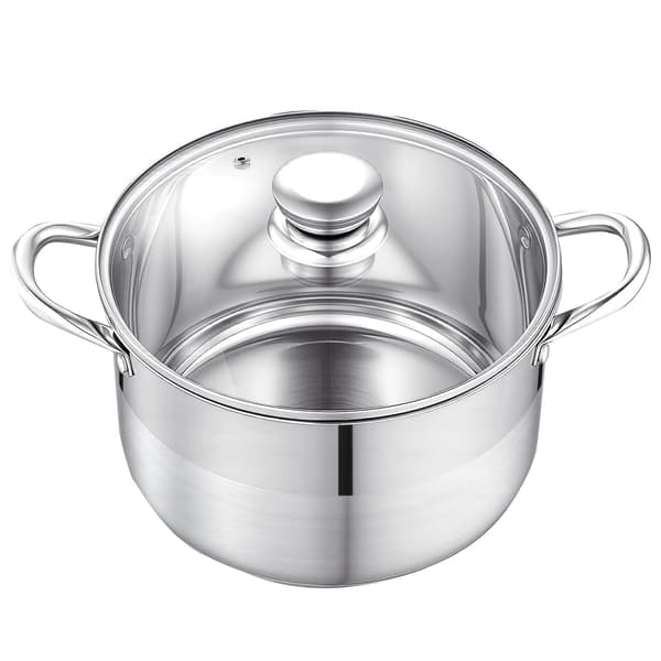 Stor gryde 7.6 L 35x25.5x21 cm Rustfrit stål