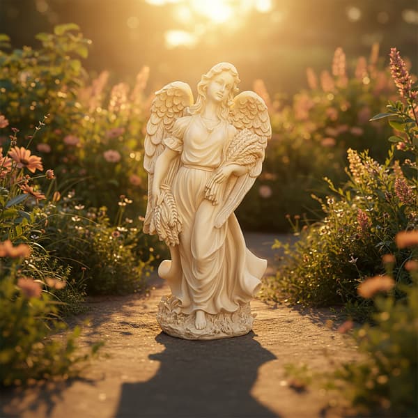 Grave Angel Stor 47 cm väderbeständig, Kodustaar