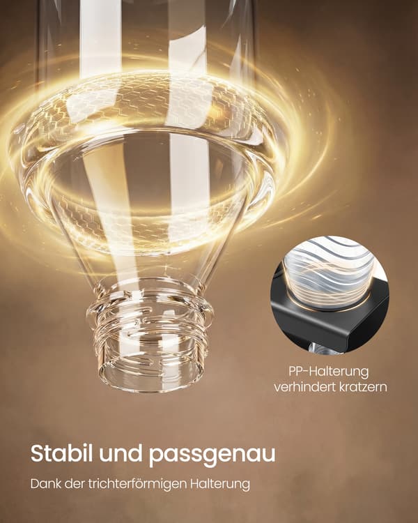 Pulloteline 3 pullolle 30x13,7x11,7 cm musteinen musta