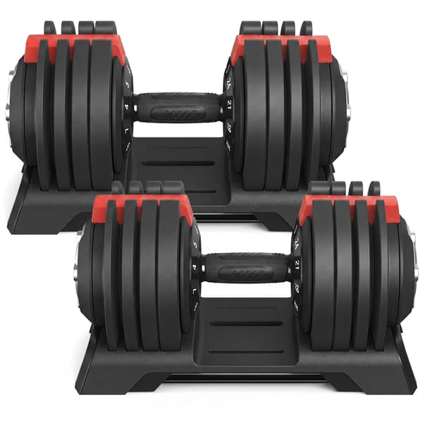 Hantlar 2 set, justerbar, 12-i-1