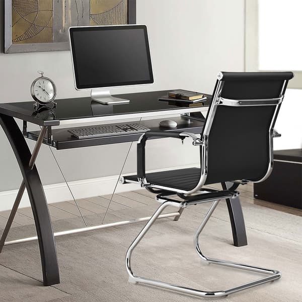 Toimistotuolit 4 kpl 54x63x92 cm musta