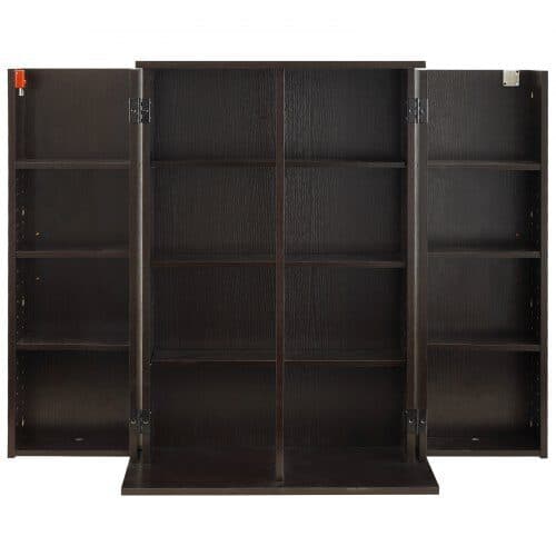 Mediaskåp 61x36.8x84.6 cm brun