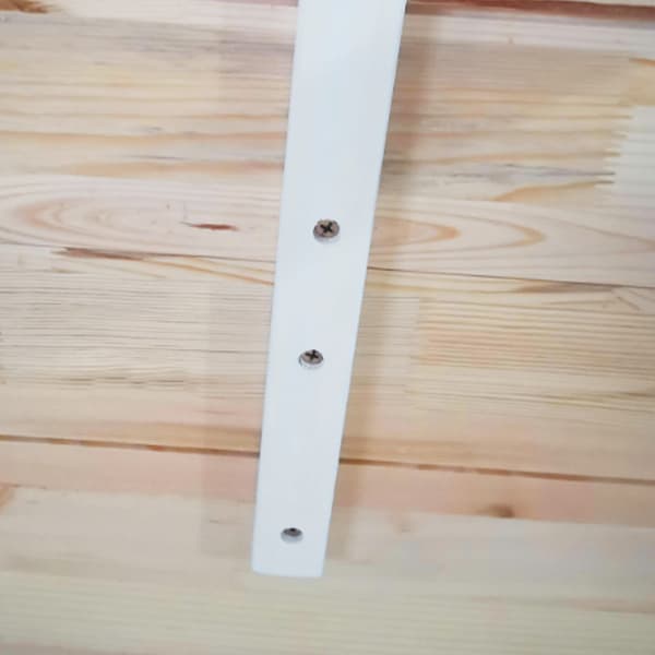 Matbord 120x75x75 cm naturvit/vit