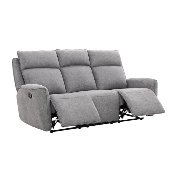 Fåtöljsoffa MAREN 206x90x104 cm Grå Tyg