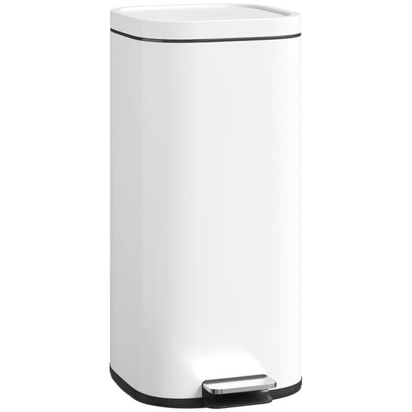 Köks-pedalhink 30L 29x36x59,5 cm vit