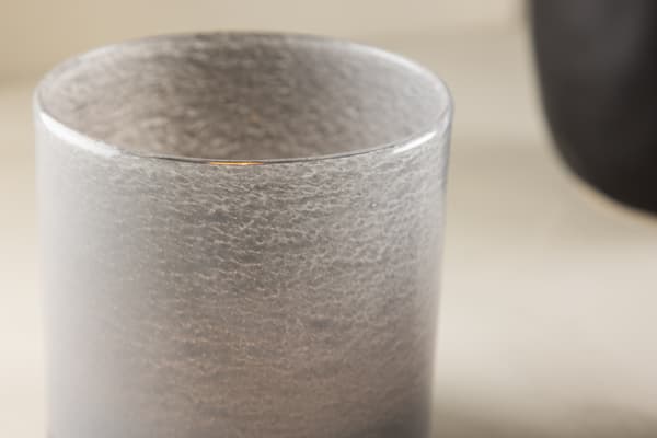 Lanterne Glora 12x12 cm lysegrå glas